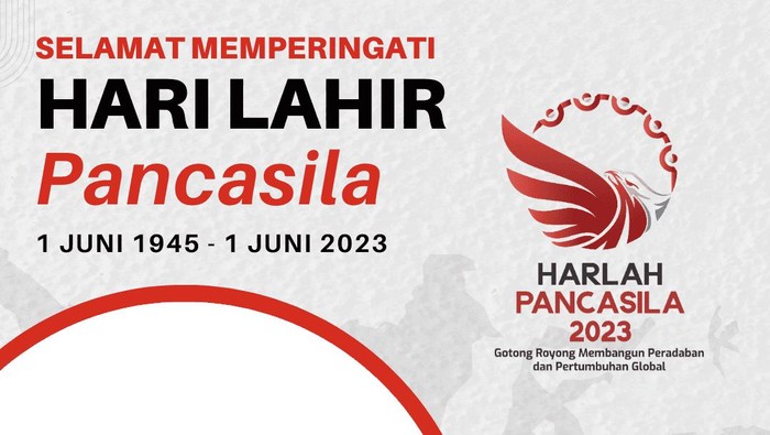 twibbon Hari Lahir Pancasila 2023