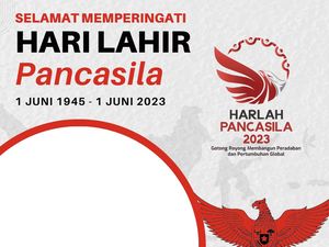 60 Twibbon Hari Lahir Pancasila Berdesain Menarik untuk Dipasang di Medsos