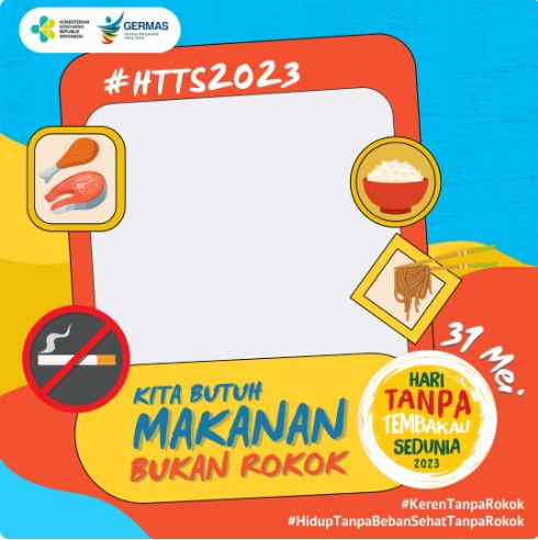 Hari Tanpa Tembakau Sedunia diperingati setiap tanggal 31 Mei. Untuk merayakan peringatannya, simak sederet twibbon Hari Tanpa Tembakau Sedunia 2023.