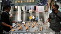 Aksi berlangsung damai.  