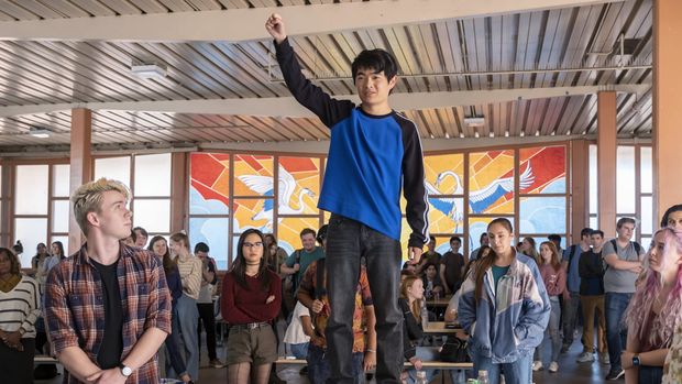 Cuplikan adegan dalam serial American Born Chinese (2023).