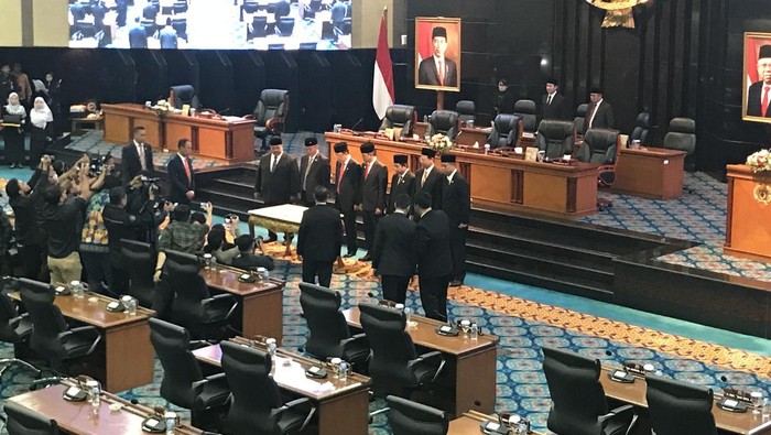 DPRD DKI Jakarta menggelar rapat paripurna terkait LHP BPK terhadap Laporan Keuangan Pemerintah Daerah (LKPD) Tahun Anggaran 2022. Pemprov DKI kembali mendapat predikat WTP.