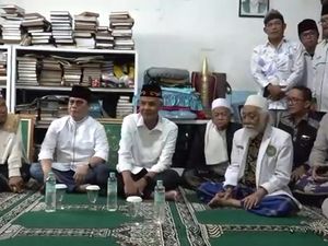 Sowan ke Ulama Banten, Ganjar Diminta Duduk di Tempat Bekas Jokowi