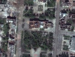 Foto Satelit Before After Ungkap Kota di Ukraina Luluh Lantak