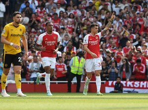 Meriam London Meledak, Arsenal Hancurkan Wolves 5-0
