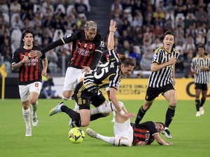 Tekuk Juventus 1-0, AC Milan Amankan Tiket Liga Champions