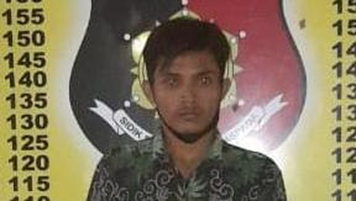 Pelaku pencurian uang Rp 68 juta di Simalungun. (Foto: Dok. Polsek Perdagangan)