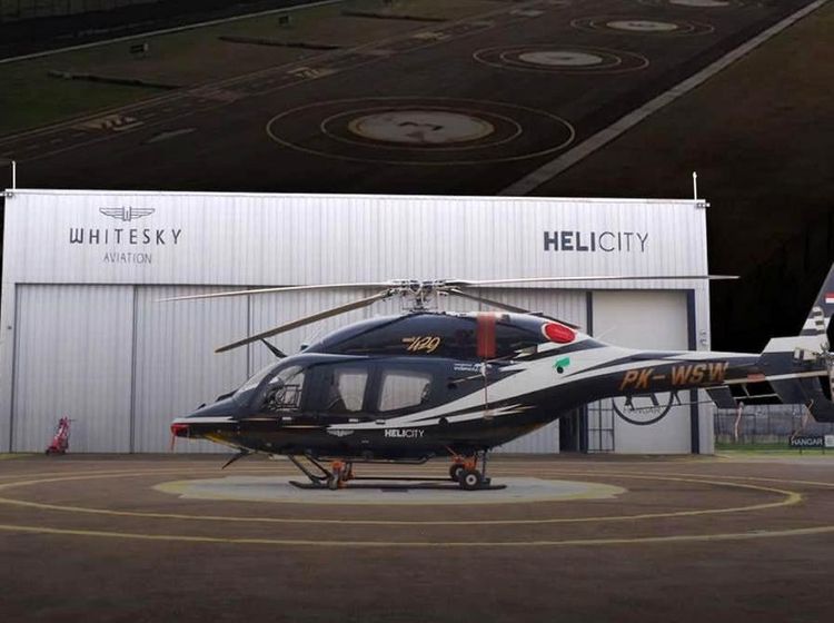 Pertama di Indonesia, Ada Pameran Helikopter di Cengkareng Heliport
