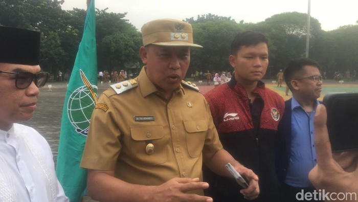 Plt Walkot Bekasi Tri Adhianto (Muhammad Fariz At Thariqi/detikcom)