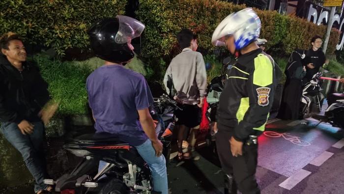 Polisi Amankan 12 Motor Berknalpot Bising di Bogor