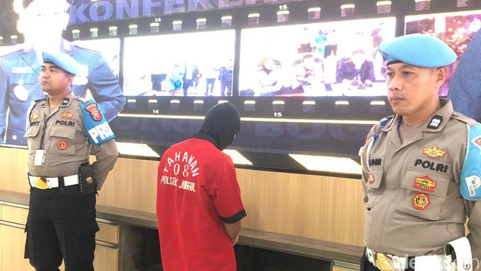 Polisi menangkap pria yang menculik balita anak pacar di Jonggol, Kabupaten Bogor.