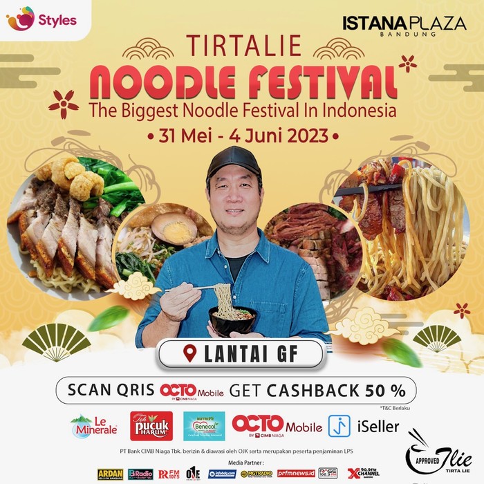 Poster Tirtalie Noodle Festival