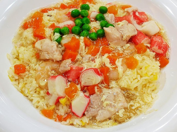 Resep Nasi Goreng Siram Crab Stick
