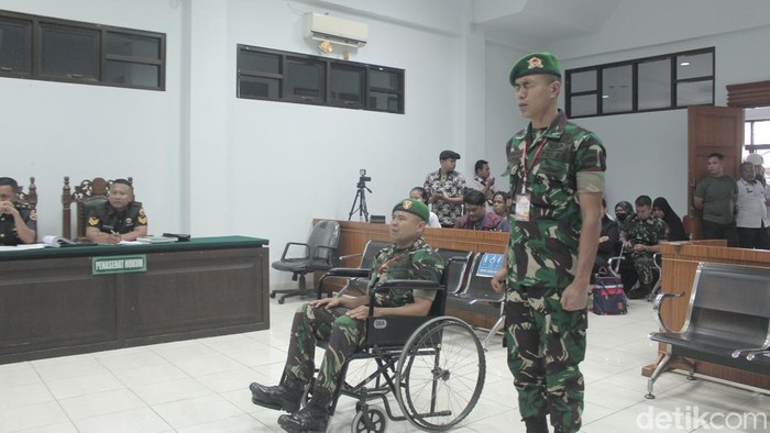 Sidang putusan dua anggota TNI bawa narkoba di Pengadilan Militer Medan Sidang putusan dua anggota TNI bawa narkoba di Pengadilan Militer Medan