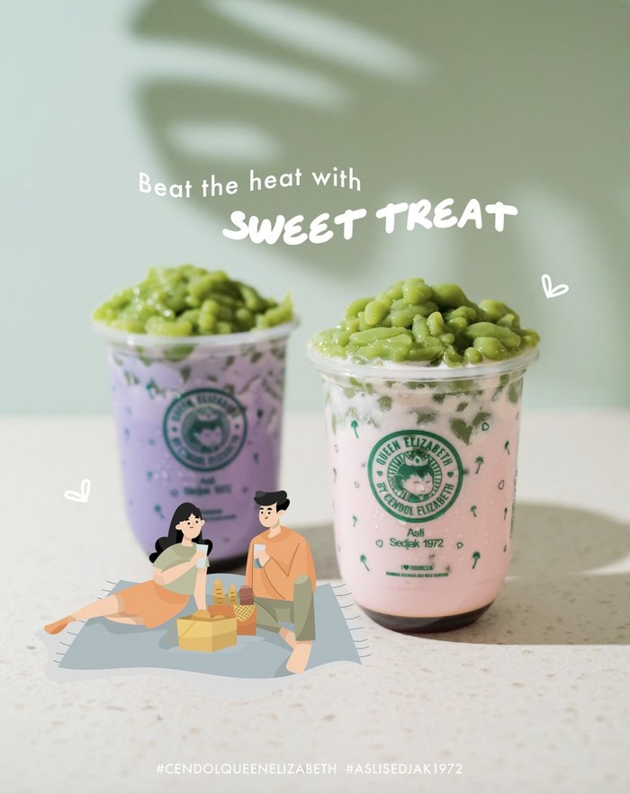 Slurpp! 20 Es Cendol Manis Segar Ada di Sini