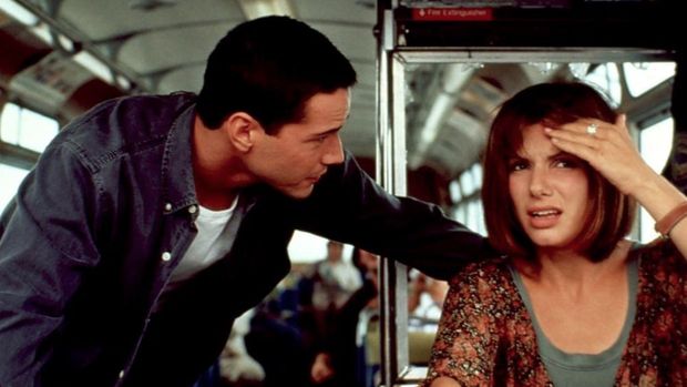 Speed Aksi Keanu Reeves dan Sandra Bullock di Speed.