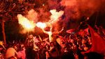 Warga Turki Sambut Kemenangan Erdogan
