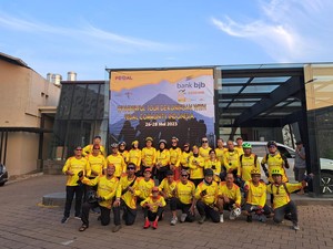 Wisata Sepeda di Kota Kuda Kuningan, Bonus Pemandangan Indah Gunung Ciremai