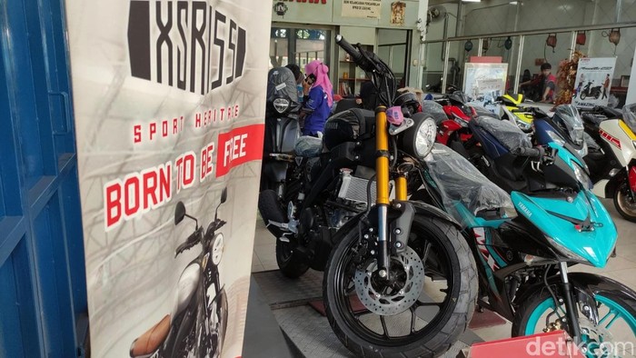 Yamaha XSR 155 di Bekasi.