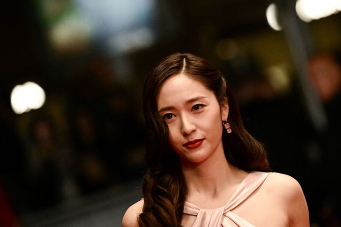 South Korean-US actress Krystal Jung arrives for the screening of the film 