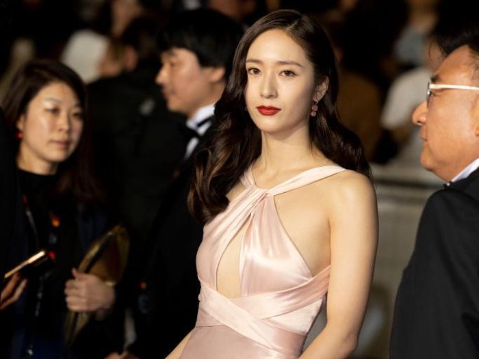 CANNES, FRANCE - MAY 25: Korean-American singer/actress Krystal Jung attends the 