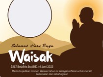 10 Twibbon Hari Raya Waisak 2025 Terbaru dengan Desain Menarik, Gratis!