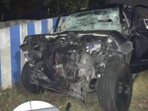 Angela Lee kecelakaan mobil.