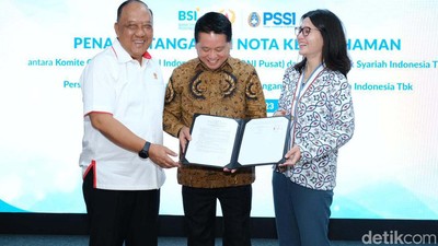 BSI, KONI dan PSSI Sinergi Kembangkan Olahraga Indonesia