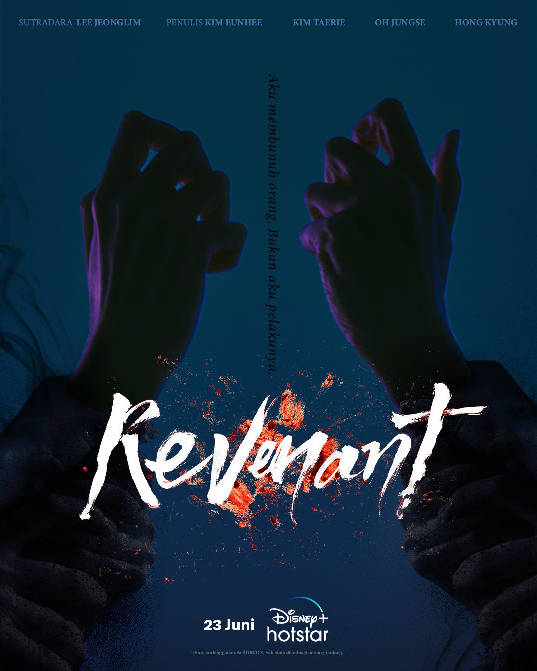 Poster drama Korea Revenant, tayang di Disney+ Hotstar.