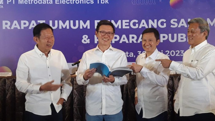 Gelar RUPS, Metrodata Bagikan Dividen Metrodata Electronics Tbk (MTDL) gelar RUPS di Jakarta Selasa (30/5). RUPS sepakat membagikan dividen sebesar Rp 178,1 miliar kepada pemegang saham.
