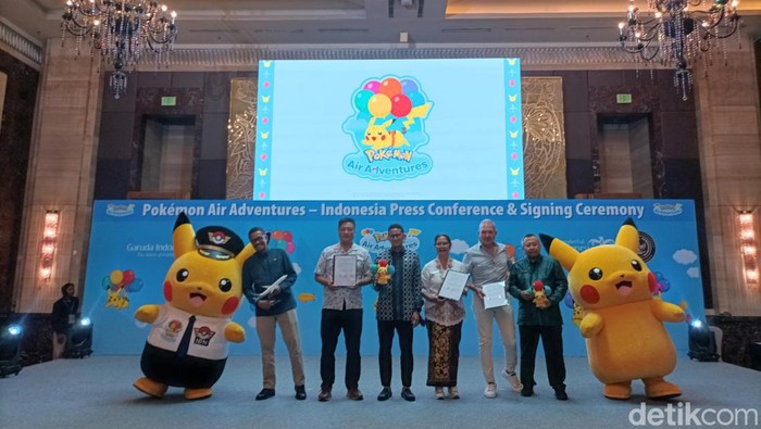 Kerjasama The Pokemon Company dan Garuda Indonesia.