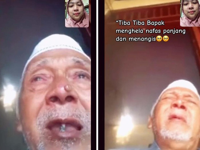 Kisah wanita yang sudah 8 tahun merantau di Taiwan sedang video call dengan bapaknya yang sudah rindu dengan sang anak, mendadak viral di media sosial dan membuat haru warganet.