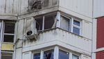 Kondisi Aparteman di Rusia Usai Diserang Drone