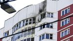 Kondisi Aparteman di Rusia Usai Diserang Drone