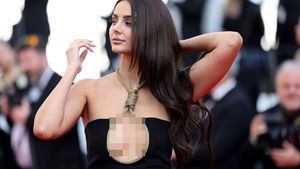 8 Gaya Model Iran yang Jadi Kontroversi, Pakai Gaun Jeratan Leher di Cannes