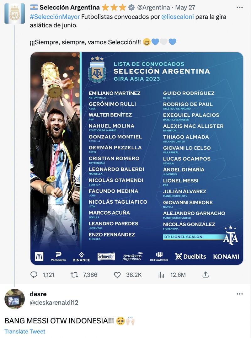 Meme Indonesia vs Argentina