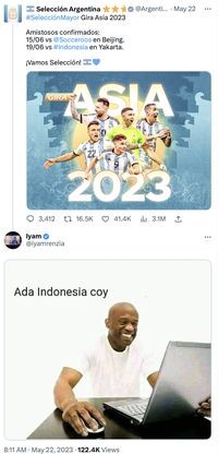 Mimpi Netizen RI Pengen Selfie Sama Bang Messi Dari Tribun