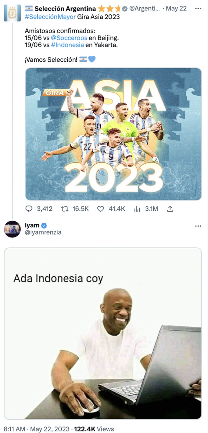 Meme Indonesia vs Argentina