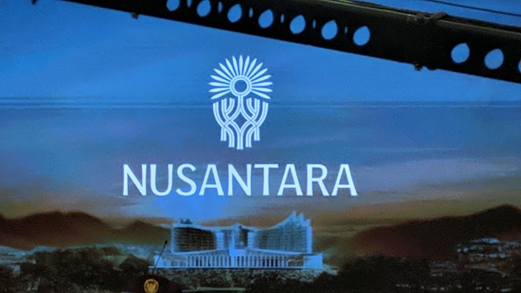 Peletakan Logo Nusantara, Istana Negara, 30 Mei 2023. (Tangkapan Layar Youtube Sekretariat Presiden)