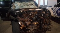 Kecelakaan ini diduga karena sopir Fortuner mengantuk. Namun, sampai saat ini Polres Salatiga dan Tim Traffic Accident Analysis (TAA) Polda Jateng masih melakukan penyelidikan. Sopir Angela Lee sudah diperiksa. Foto: dok. Polda Jateng