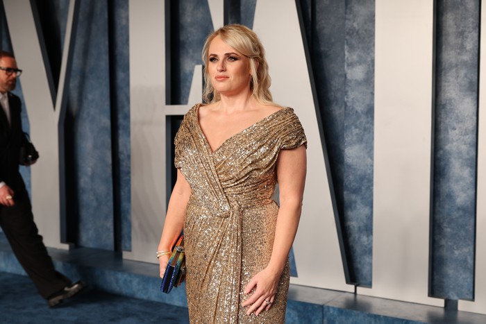BEVERLY HILLS, CALIFORNIA - MARCH 12: Rebel Wilson attends the 2023 Vanity Fair Oscar Party Hosted By Radhika Jones at Wallis Annenberg Center for the Performing Arts on March 12, 2023 in Beverly Hills, California. (Photo by Cindy Ord/VF23/Getty Images for Vanity Fair)