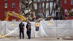 Potret Sebagian Bangunan Apartemen di Iowa AS Runtuh