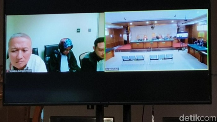 Suasana sidang vonis Sudrajad Dimyati