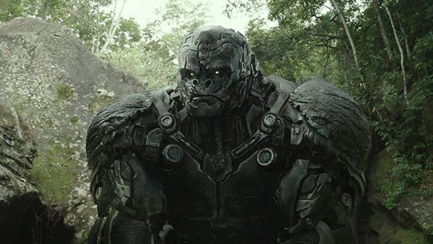 Cuplikan adegan di Transformers: Rise of the Beast (2023).
