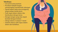 Terakhir adalah dengan menepuk-nepuk dada.