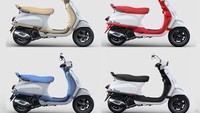 Saat ini, Vespa Dual sudah tersedia di 250 dealer resmi Piaggio di India. Konsumen setempat bisa memilih enam kombinasi warna yang telah disiapkan pabrikan. Foto: Rideapart