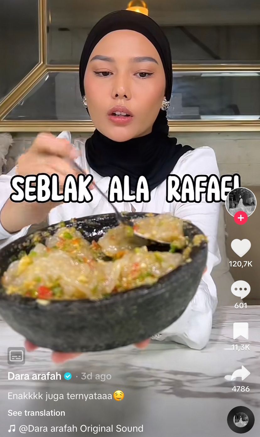 Viral Resep Seblak Coet Rafael SM*SH, Dara Arafah hingga Shanty Denny Penasaran