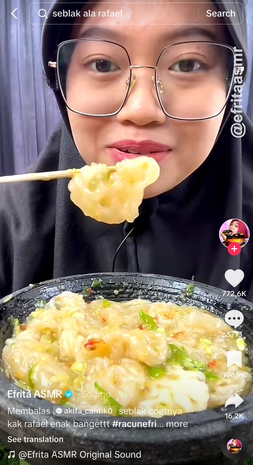 Viral Resep Seblak Coet Rafael SM*SH, Dara Arafah hingga Shanty Denny Penasaran