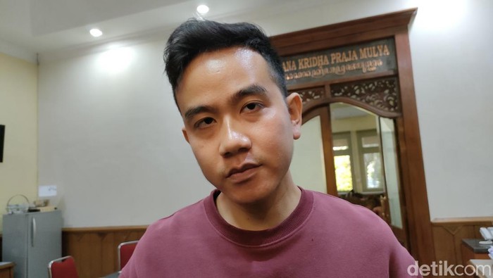 Wali Kota Solo Gibran Rakabuming Raka di Balai Kota Solo, Selasa (30/5/2023).