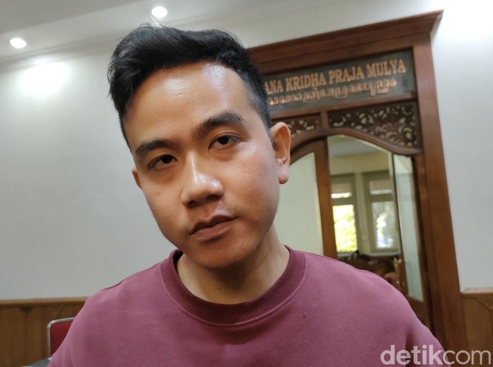 Wali Kota Solo Gibran Rakabuming Raka di Balai Kota Solo, Selasa (30/5/2023).